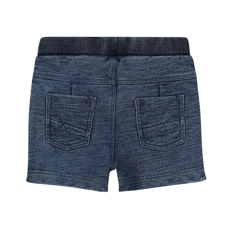 Dirkje unisex shorts blauw jogdenim jeanslook - supersoft - WN1291 - Afbeelding 2