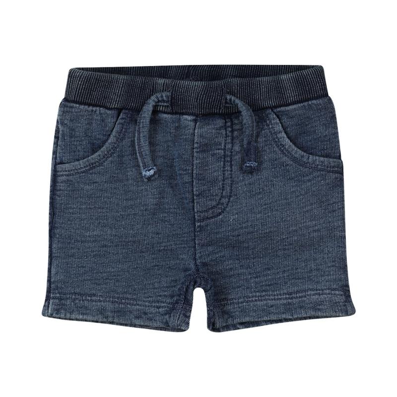 Dirkje unisex shorts blauw jogdenim jeanslook - supersoft - WN1291