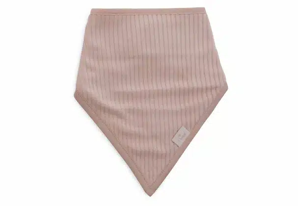 Jollein Slab Bandana Velvet Rib - Wild Rose/Ivory - 2 Stuks - Afbeelding 5
