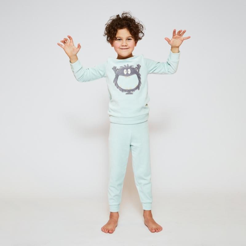 Charlie Choe Pyjama Velours Funny Monster Q53063-42