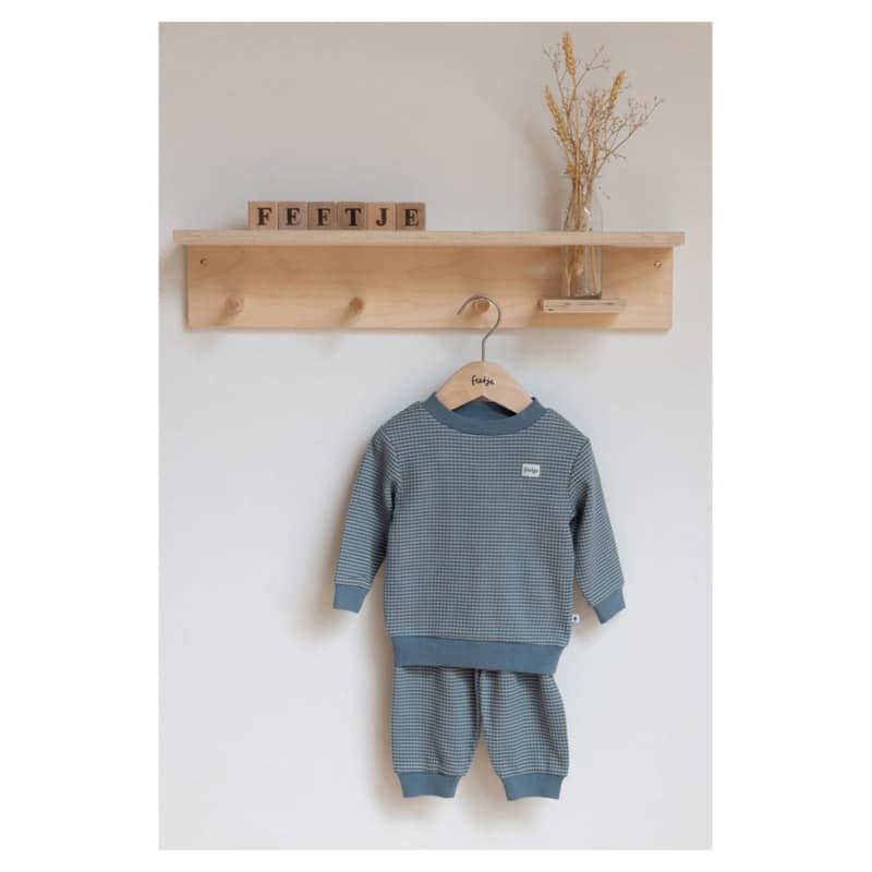 Feetje Pyjama wafel - Ice Blue - 305616 - Afbeelding 3