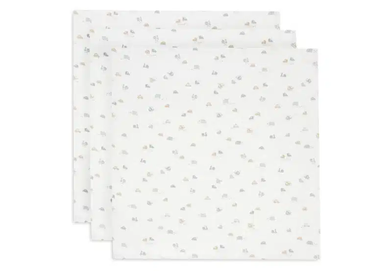 Jollein Hydrofiele Doek Small 70x70cm - On The Go - 3 Stuks