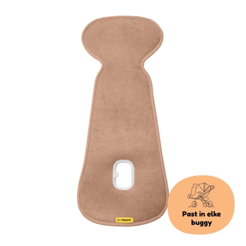 Inlegger voor buggy - Aeromoov air layer - Tuscany bruin - Afbeelding 4