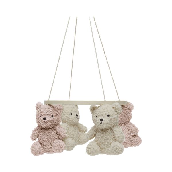 Jollein Baby Mobiel Teddy Bear - wild rose/naturel - Afbeelding 3