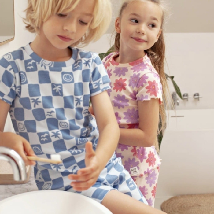 Feetje Premium shortama - Pyjama korte mouw en short - Chase Check - Afbeelding 2