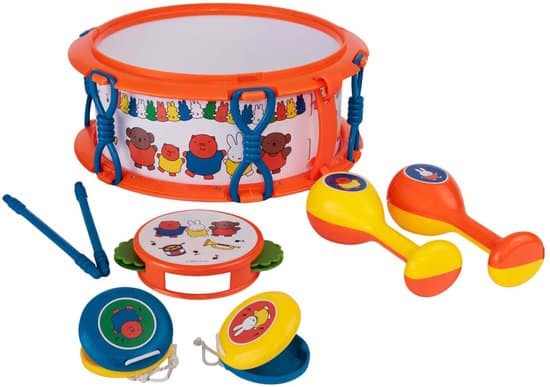 Nijntje - muziekset (trommel, tamboerijn, klappertjes, sambaballen)