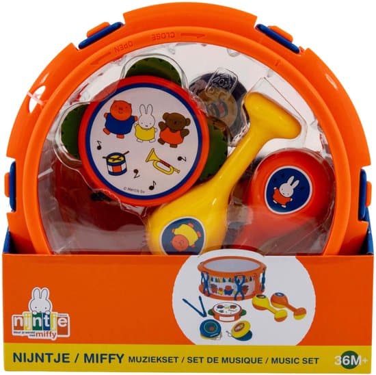 Nijntje - muziekset (trommel, tamboerijn, klappertjes, sambaballen) - Afbeelding 3