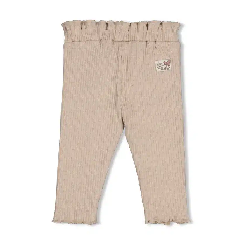 Feetje broekje/legging ribstructuur - Dress to Impress - taupe melange (52202605) - Afbeelding 2
