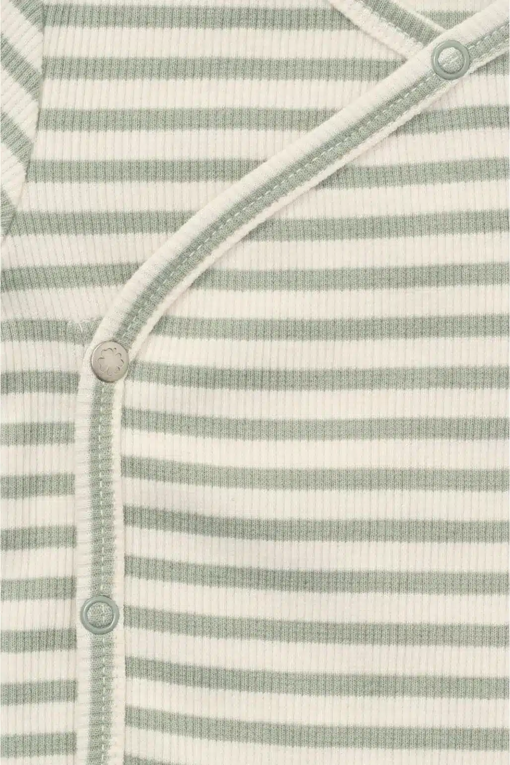 Noppies newborn longsleeve stripe iceberg green - Afbeelding 3